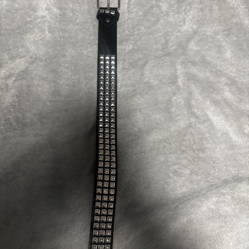 Zumiez Black and Silver Studded Belt